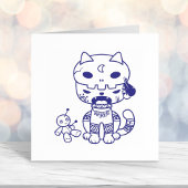 Voodoo Doll Cat Permastempel