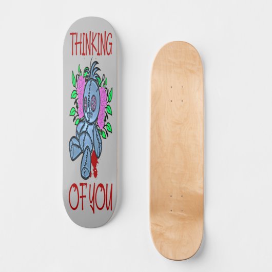 Voodoo Doll Denken Sie an Ihr Skateboard (Vorderseite)
