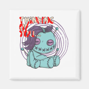 Voodoo Doll - Denken Sie an Sie Magnet