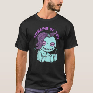 Voodoo Doll denken Sie an Sie Voodoo Pastel Goth T-Shirt