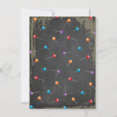 Voodoo Doll Halloween-Party Einladung (Rückseite)