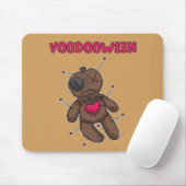 Voodoo Doll - Halloween Toy Mousepad (Mit Mouse)