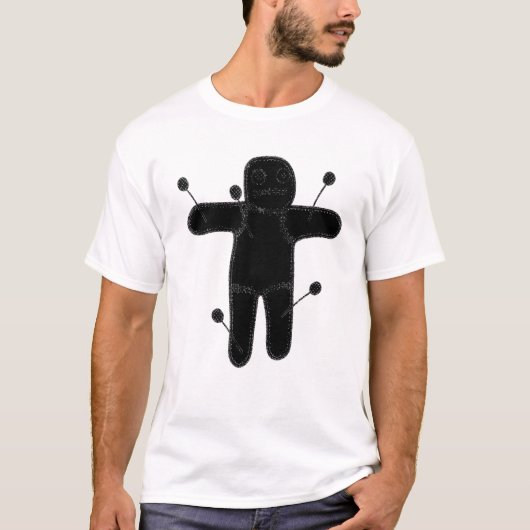 Voodoo Doll Occult Dark Art Grunge Goth Gothic Aes T-Shirt (Vorderseite)