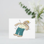 Voodoo Doll Postkarte (Stehend Vorderseite)