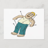 Voodoo Doll Postkarte (Vorderseite)