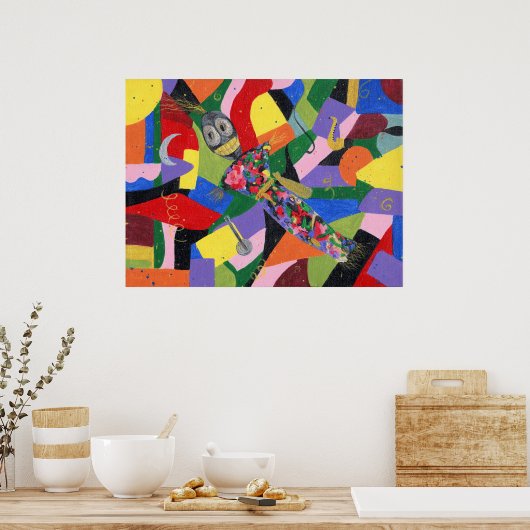 Voodoo Doll Print Poster (Küche)