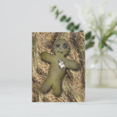 Voodoo Doll/straw PostCard Postkarte (Stehend Vorderseite)