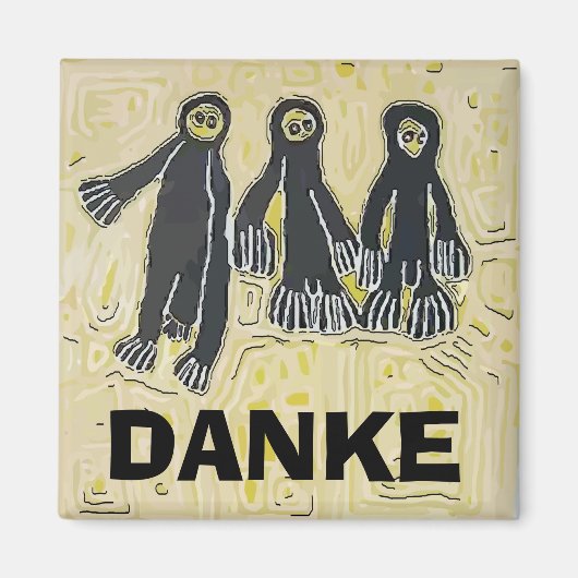 Voodoo Doll, Thanks, Personalize Magnet (Vorne)