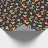 Voodoo-Dollarmuster Geschenkpapier (Ecke)