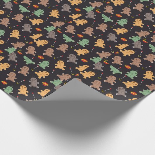 Voodoo-Dollarmuster Geschenkpapier (Ecke)