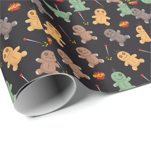Voodoo-Dollarmuster Geschenkpapier (Rolleneckpunkt)
