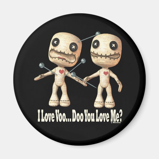 Voodoo Dollars Magnet (Vorne)