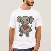 Voodoo Elephant Tee — Soft But Strong (Vorderseite)