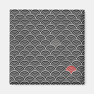 Voodoo-Fanrot Magnet