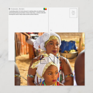 Voodoo-Festival, Ouidah, Benin Reise-Postkarte Postkarte