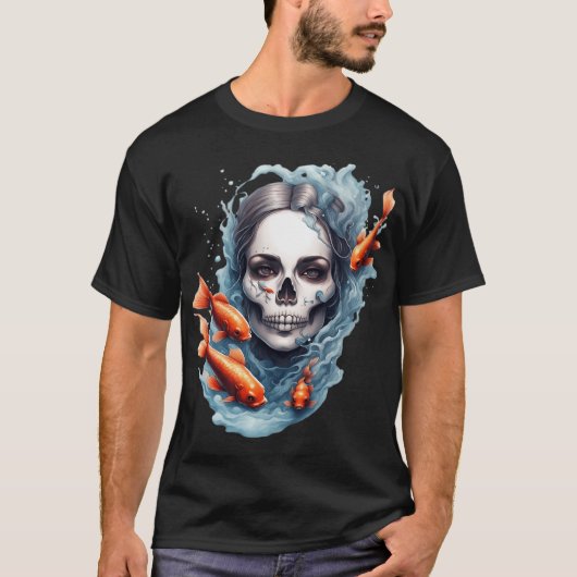 Voodoo-Fischerin-Steampunk-Aufruhr T-Shirt (Vorderseite)