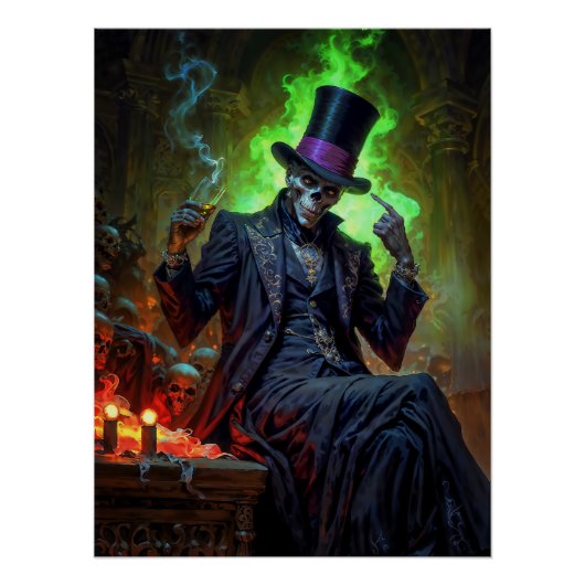 Voodoo Gentleman Baron Samedi Poster (Vorderseite)