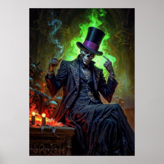 Voodoo Gentleman Baron Samedi Poster (Vorne)