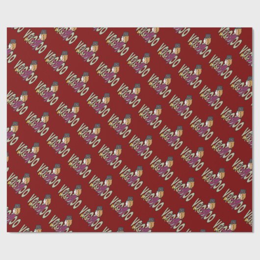 Voodoo Geschenkpapier (Flach)