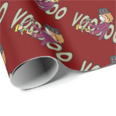 Voodoo Geschenkpapier (Rolleneckpunkt)