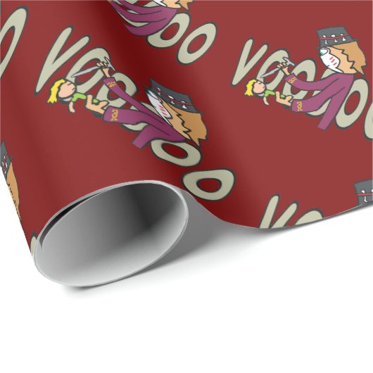 Voodoo Geschenkpapier (Rolleneckpunkt)