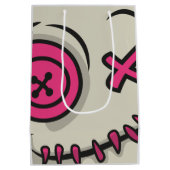 Voodoo-Geschenktasche - mittelgroß, glänzend Mittlere Geschenktüte (Rückseite)