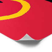 Voodoo-Gesicht Matisse-Stil Poster (Ecke)