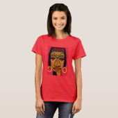Voodoo-Gesicht Matisse-Stil T-Shirt (Vorne ganz)