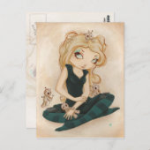 Voodoo Goth Postkarte (Vorne/Hinten)