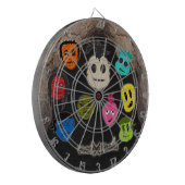 Voodoo Heads ~ Höhle Dartscheibe (Vorderseite Links)
