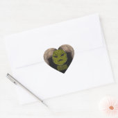 Voodoo Heads ~ Höhle Herz-Aufkleber (Umschlag)