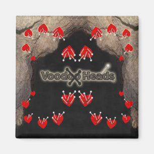Voodoo Heads ~ Höhle Magnet