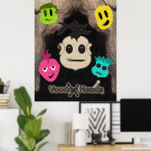 Voodoo Heads ~ Höhle Poster (Heimbüro)