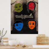 Voodoo Heads ~ Höhle Poster (Küche)