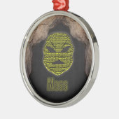 Voodoo Heads ~ Höhle Silbernes Ornament (Links)