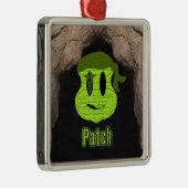 Voodoo Heads ~ Höhle Silbernes Ornament (Rechts)