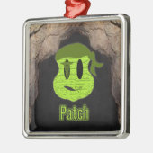 Voodoo Heads ~ Höhle Silbernes Ornament (Links)