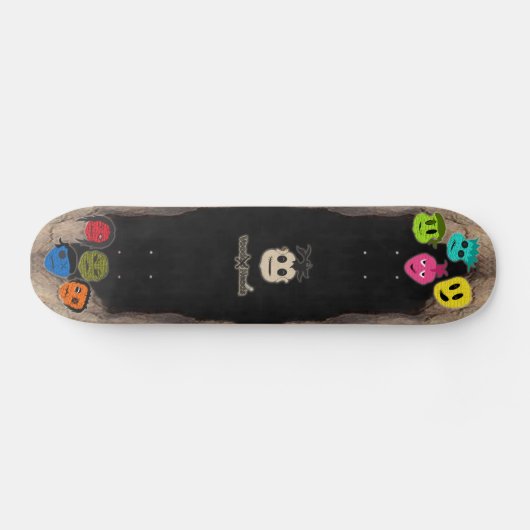 Voodoo Heads ~ Höhle Skateboard (Horizontal)