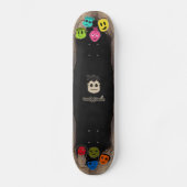 Voodoo Heads ~ Höhle Skateboard (Vorderseite)