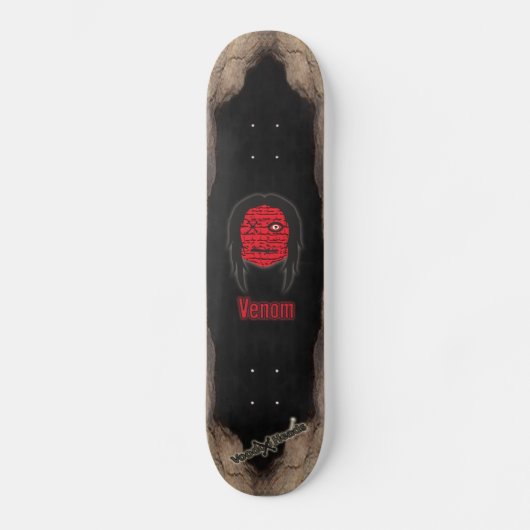 Voodoo Heads ~ Höhle Skateboard (Vorderseite)
