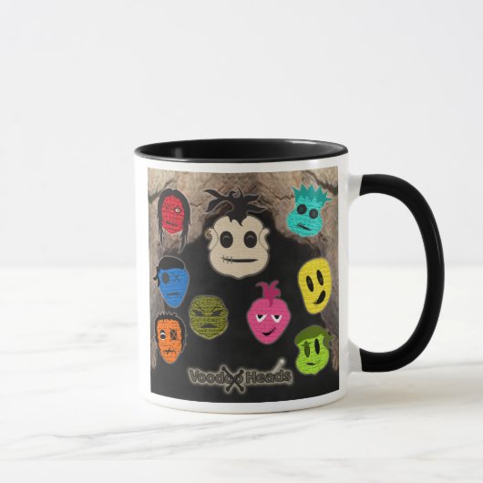 Voodoo Heads ~ Höhle Tasse (Rechts)