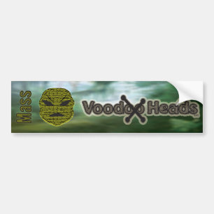 Voodoo Heads ~ Sumpf Autoaufkleber