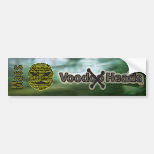 Voodoo Heads ~ Sumpf Autoaufkleber (Vorne)