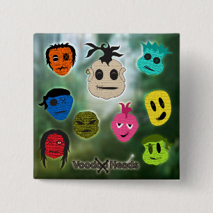 Voodoo Heads ~ Sumpf Button