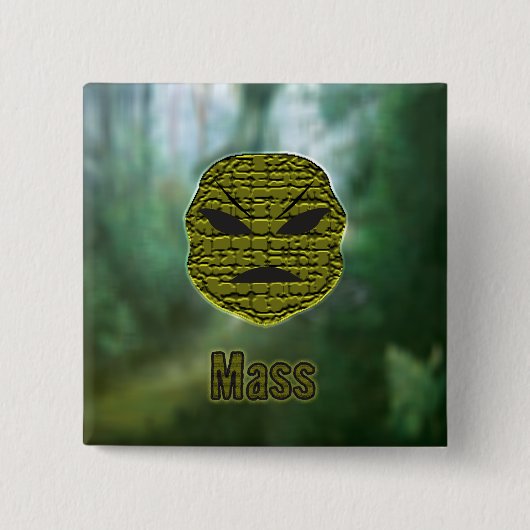Voodoo Heads ~ Sumpf Button (Vorderseite)