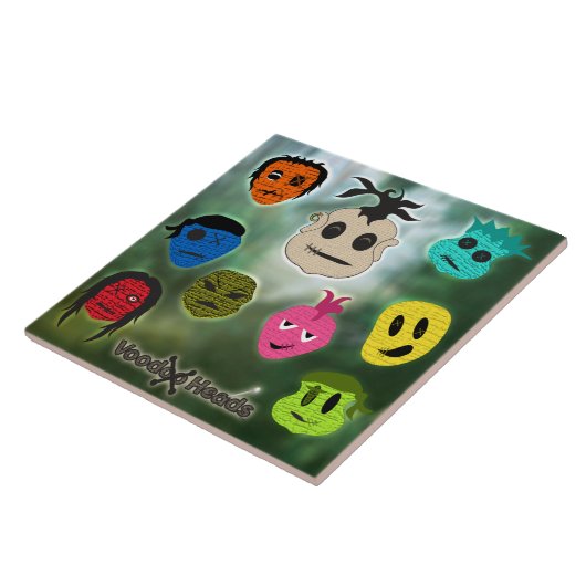 Voodoo Heads ~ Sumpf Fliese (Seite)