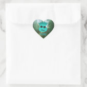 Voodoo Heads ~ Sumpf Herz-Aufkleber (Tasche)
