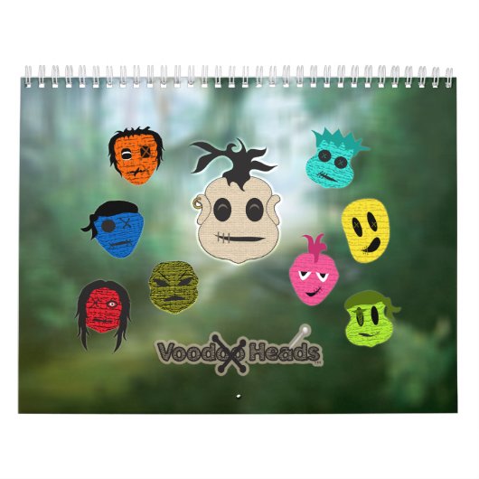Voodoo Heads ~ Sumpf Kalender (Titelbild)