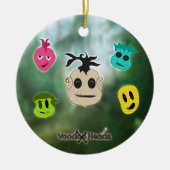 Voodoo Heads ~ Sumpf Keramik Ornament (Vorne)