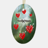 Voodoo Heads ~ Sumpf Keramik Ornament (Links)